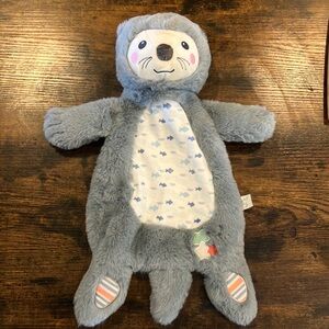 Douglas Baby Plush Otter Toy - Soft Gray- New without tags